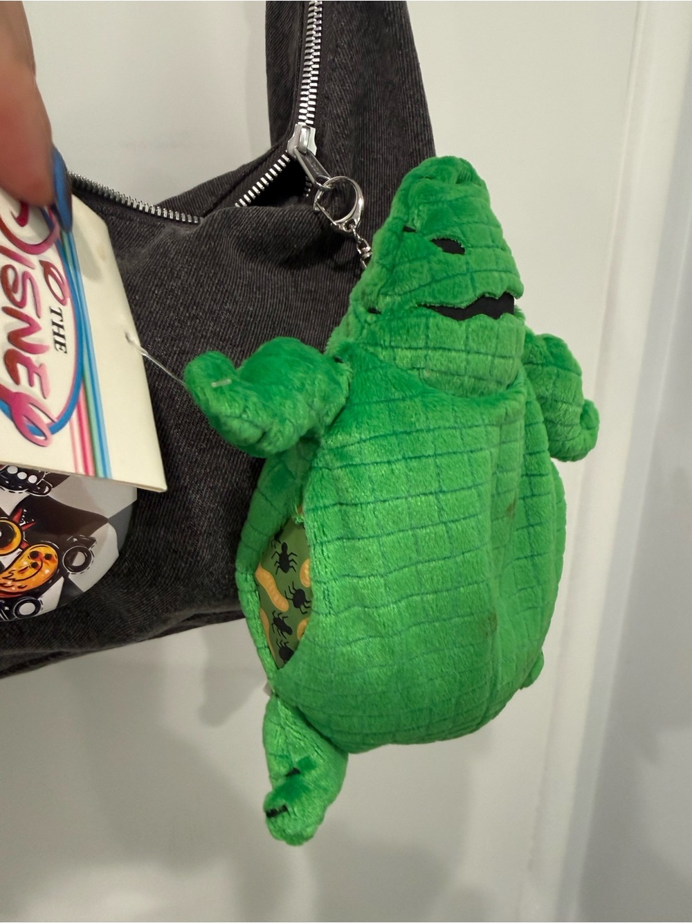 Green Plush Oogie Boogie Bag Charm - Picture 2 of 6